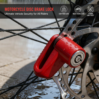 🔒 PROMO FLASH : 50% DE RÉDUCTION ! Antivol Bloque-Disque Haute Sécurité pour Moto & Vélo, Verrouillage par Pression Sans Clé for une Protection Anti-Vol Maximale ✨