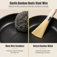 Brosse traditionnelle en bambou naturel pour nettoyer les casseroles, wok et autres ustensiles de cuisine
