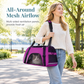 Sac à bandoulière respirant pour animaux de compagnie – Sac de transport portable pour chats et chiens, idéal pour les sorties en plein air et les voyages
