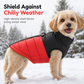 Warm Dog : gilet coupe-vent épais pour l'automne-hiver, destiné aux chiens de petite, moyenne et grande taille