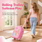 👑 PROMO FLASH : 50% DE RÉDUCTION ! Coiffeuse Valise Trolley 3-en-1 pour Enfant avec 30+ Accessoires de Beauté for un Salon Nomade Magique ✨