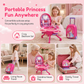 👑 PROMO FLASH : 50% DE RÉDUCTION ! Coiffeuse Valise Trolley 3-en-1 pour Enfant avec 30+ Accessoires de Beauté for un Salon Nomade Magique ✨