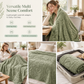 50% de Réduction – Plaid Jacquard Double Face Doux et Moelleux à Motifs Cœurs, Couverture Polaire Chaude pour Canapé et Lit