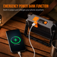 ☀️ Solar Camping Floodlight: 4 Brightness, Power Bank, Weatherproof, Portable