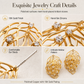 ✨Boucles d'oreilles « Double feuille » plaquées or 18 carats – Zircone cubique étincelante, modèle réversible