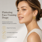 ✨Boucles d'oreilles « Double feuille » plaquées or 18 carats – Zircone cubique étincelante, modèle réversible