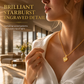 🌸 50 % DE RÉDUCTION EN CE MOMENT ! 🌸 Collier rétro en alliage de cuivre imitation or, avec pendentif en forme de cœur, à porter sur la clavicule, pour femme