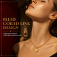 🌸 50 % DE RÉDUCTION EN CE MOMENT ! 🌸 Collier rétro en alliage de cuivre imitation or, avec pendentif en forme de cœur, à porter sur la clavicule, pour femme