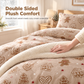 🛏️ -50 % dès maintenant ✨ Parure de lit 3 pièces en velours épais au toucher doux — Tissu pelucheux double face pour l’automne et l’hiver 🍂