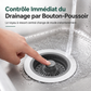 📢📢 -50 % !! ⏰Bouchon d'évier de cuisine - Bouchon de vidange avec corps en acier inoxydable et panier filtrant en ABS
