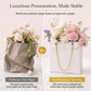 📢📢50 % DE RÉDUCTION !! ⏰Sac cadeau rectangulaire avec anses, idéal pour emballer des bouquets, des compositions florales et des cadeaux