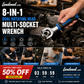 🔥 -50 % ! ✨ Clé multifonction 8-en-1 à double tête rotative 8–19 mm